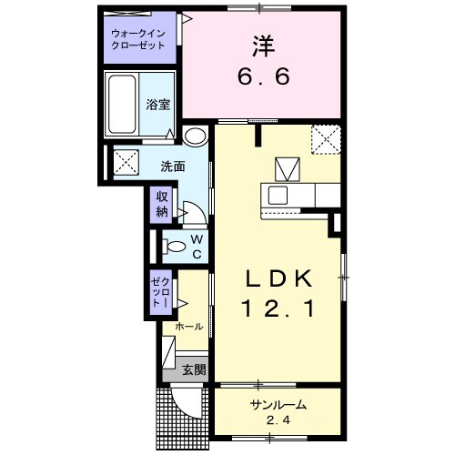リバードシー Ⅲの間取り