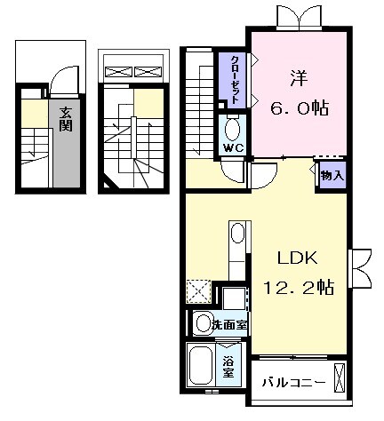 セレノカーサⅢの間取り