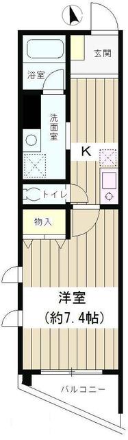 フレール南長崎の間取り