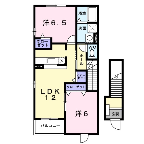 プラシードの間取り