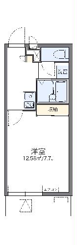 レオパレス妙音通の間取り