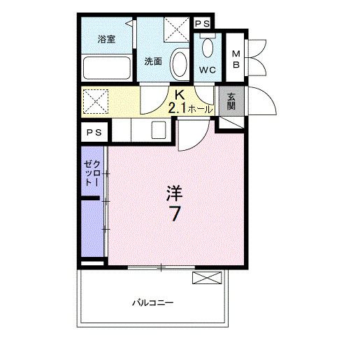 フローリッシュ Rの間取り