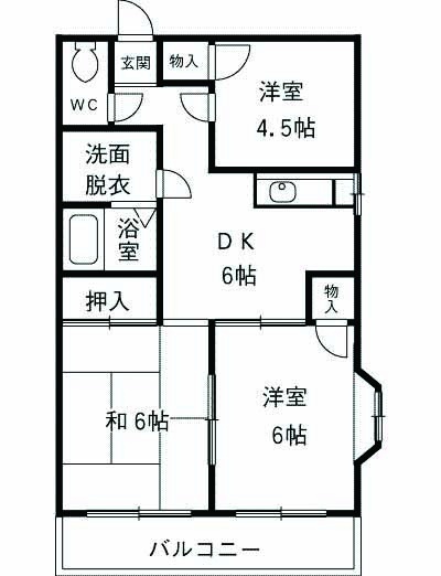 メゾン大原の間取り