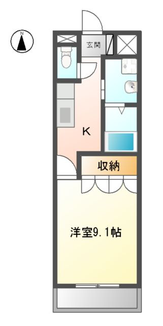 サンモネットの間取り