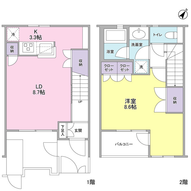 スタイリオ武蔵小山の間取り