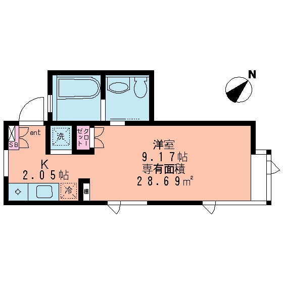 A-FLATの間取り