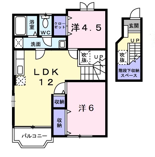 フォンテーヌ・Ⅴの間取り