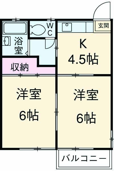 グルニエⅠの間取り