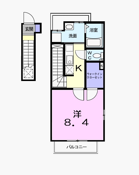 ペニーレインAの間取り