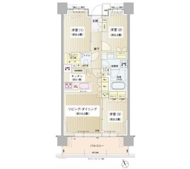 パークホームズ清澄白河の間取り