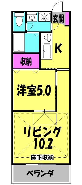 ルネス ソフィアの間取り