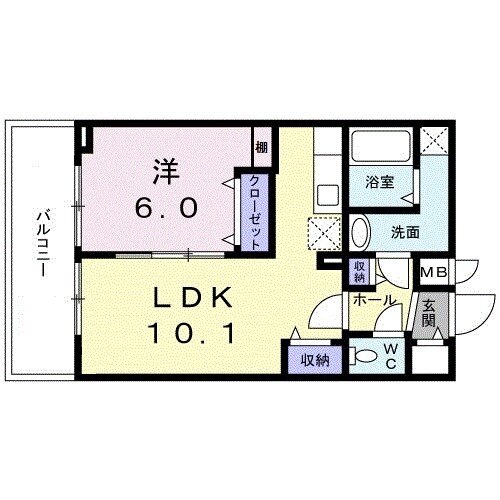 グランツ スエヒロの間取り