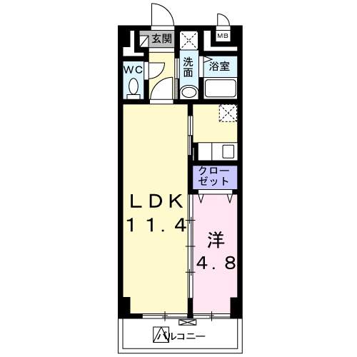 ベルテ東武練馬の間取り