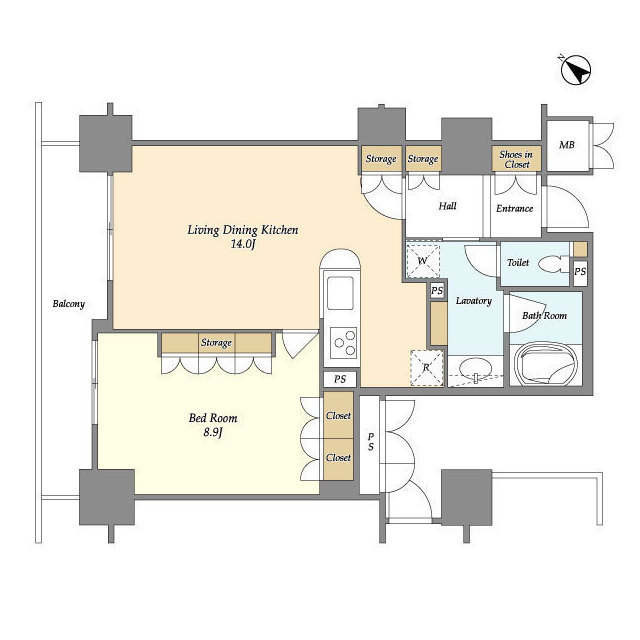 LaSante五反田の間取り