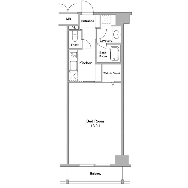 ラクラス麻布十番の間取り