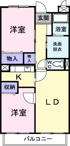 マウントリヴァ2001の間取り