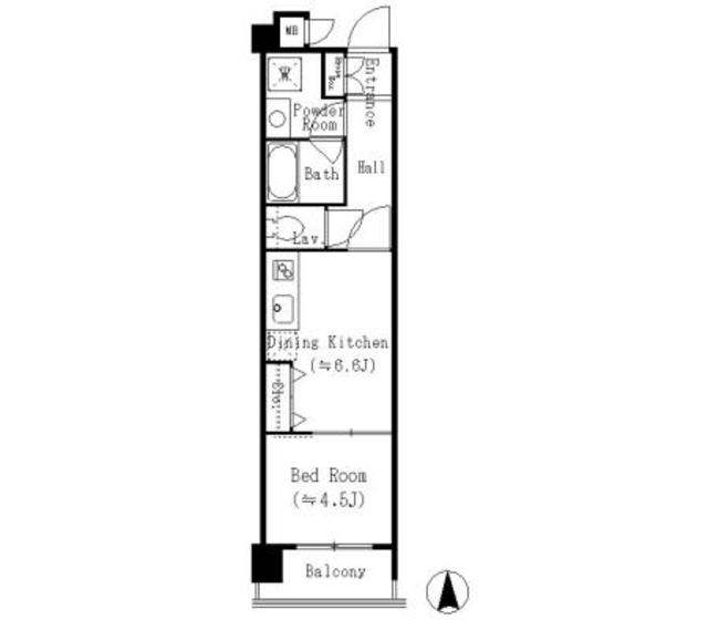 ミズホアルテア・202号室の間取り