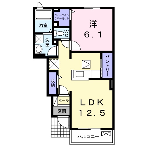 コリーヌ久住Ⅱの間取り