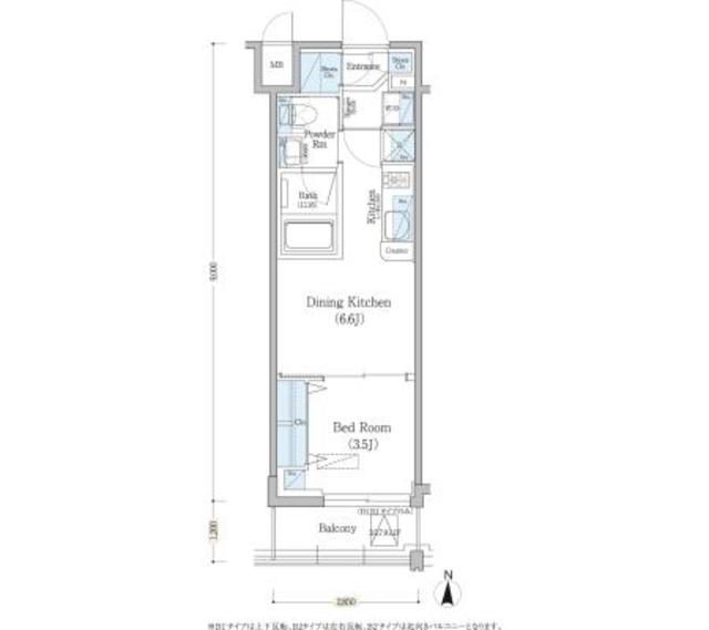 アーバネックス深川住吉の間取り
