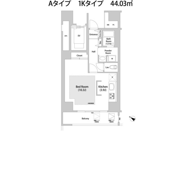 アクティ上池袋の間取り