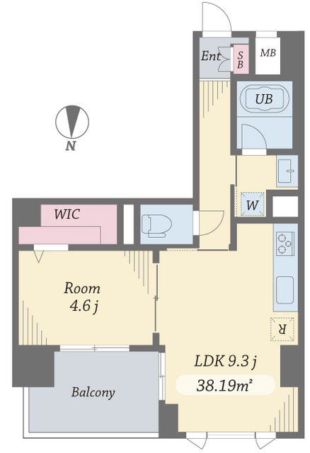 エルシノア住吉の間取り