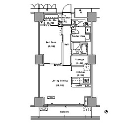 パークアクシス豊洲の間取り