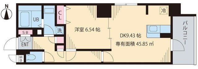 マ・メゾン門前仲町の間取り