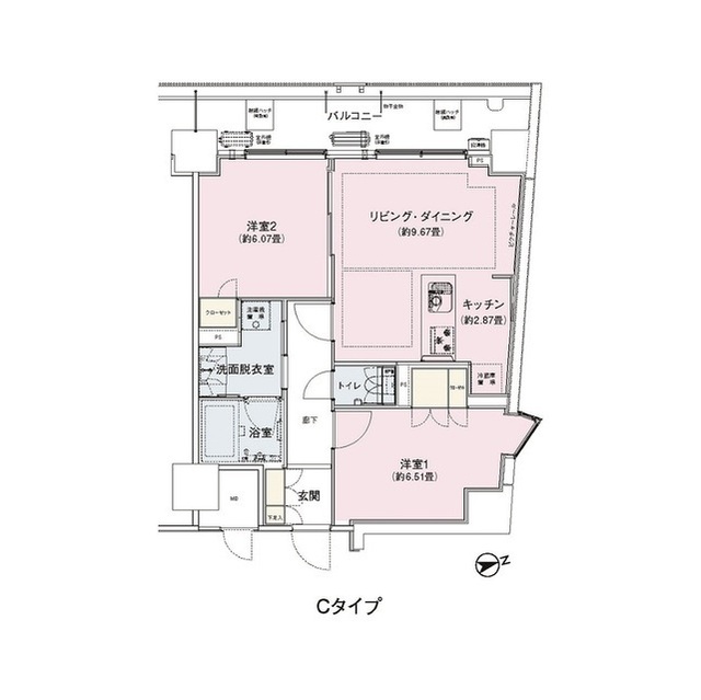 アンビエンテ駒込の間取り