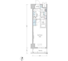 アーバネックス清澄白河Ⅱ EAST棟の間取り