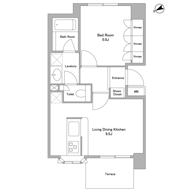パークグレイス駒込の間取り