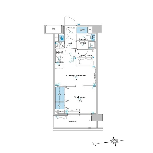 ルフォンプログレ赤羽の間取り