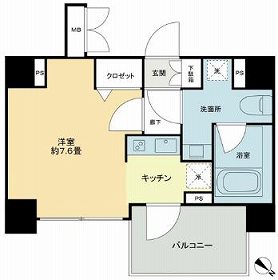 KDA SHINAGAWA OSAKIの間取り