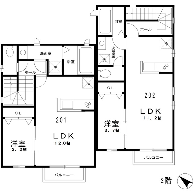 マ・メゾン雑司が谷の間取り