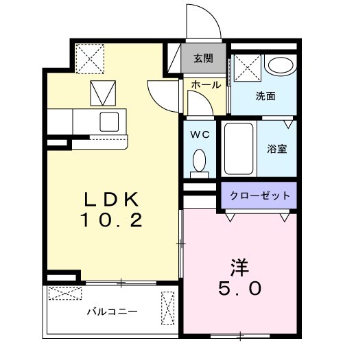 クリーン ハイツの間取り