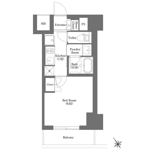 HF正光寺赤羽レジデンスの間取り