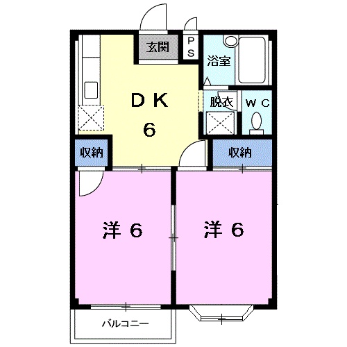 エルディム泉の間取り