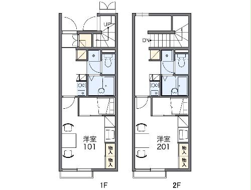 レオパレス筒井の間取り