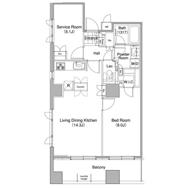コンフォリア東池袋ＷＥＳＴの間取り
