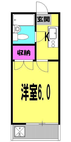 ハイム南大塚の間取り