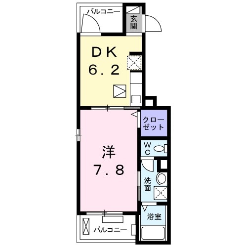 フィオーレ・ソーレの間取り
