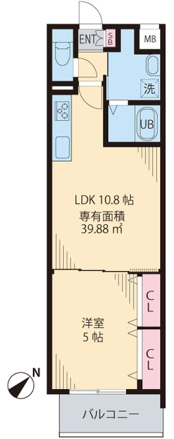 ソレアード茗荷谷の間取り