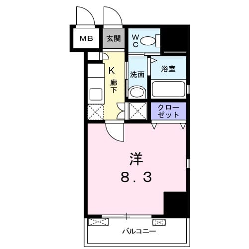 プリムローズ アカバネの間取り