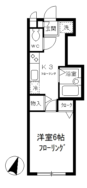 クレール東池袋の間取り
