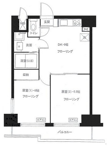 セイコーガーデン11大塚の間取り