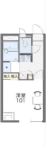 レオパレスペル　テの間取り