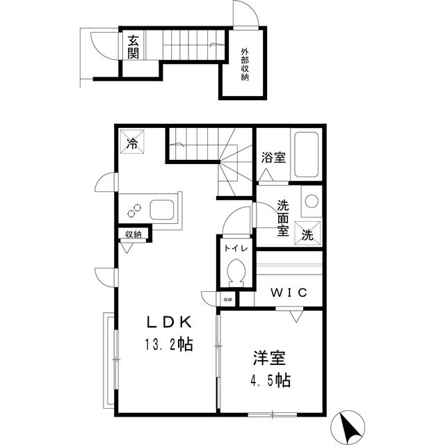 コティ滝野川の間取り