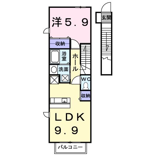 カーサ プレッソの間取り