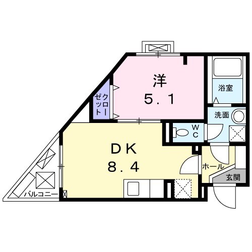 フォーシーズン西が丘の間取り