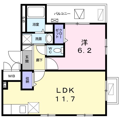 BLANCA東池袋の間取り
