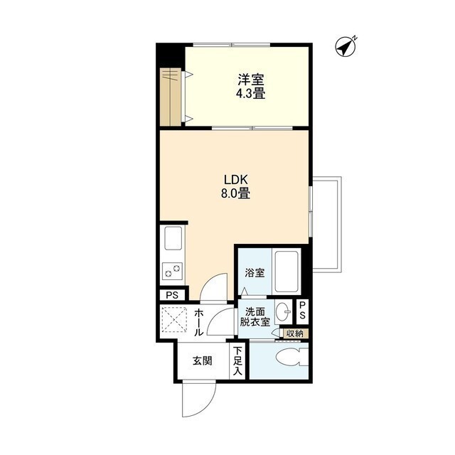 ウェルスクエアイズム巣鴨の間取り
